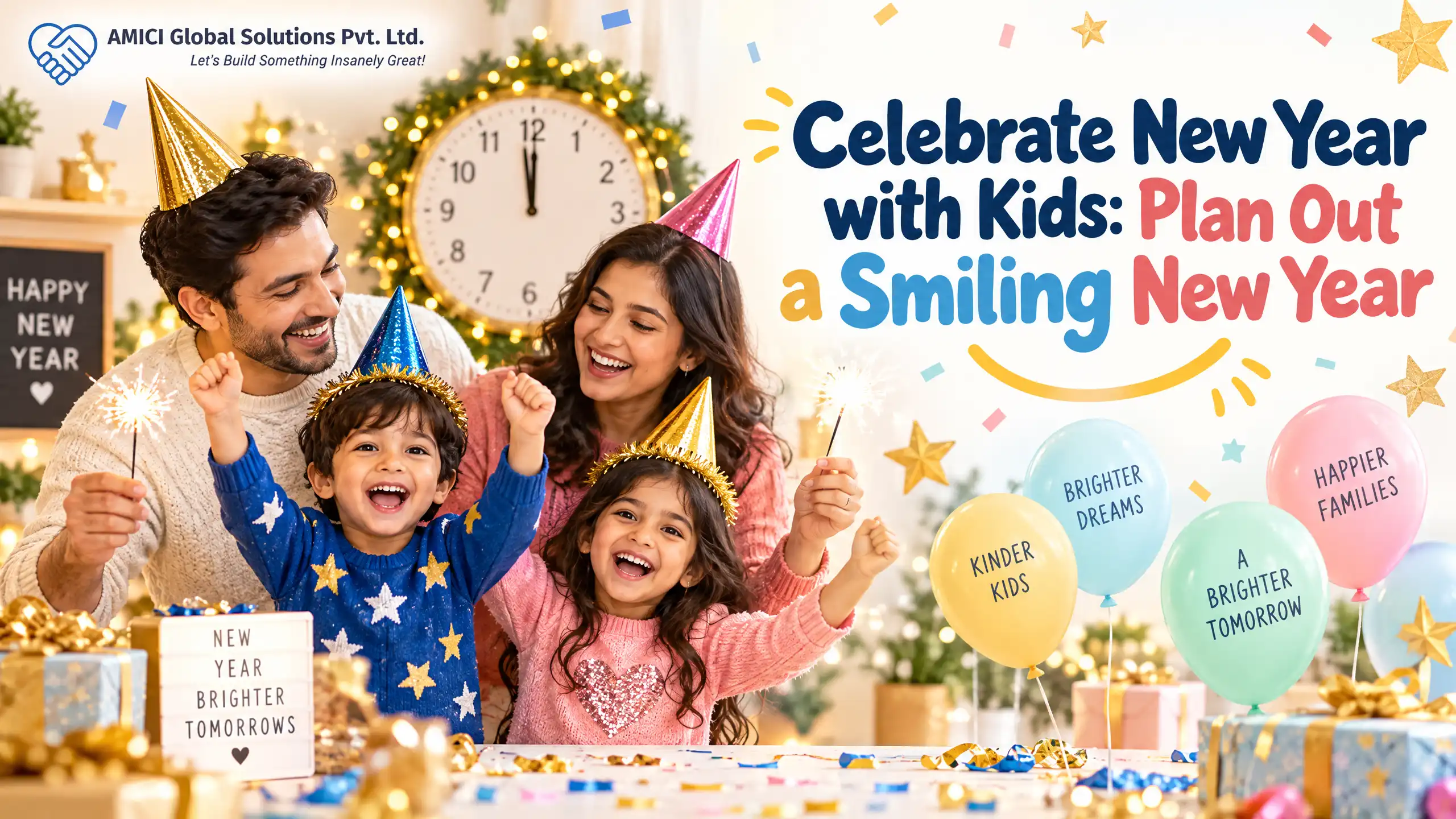Celebrate New Year with Kids: Plan Out a Smiling New Year