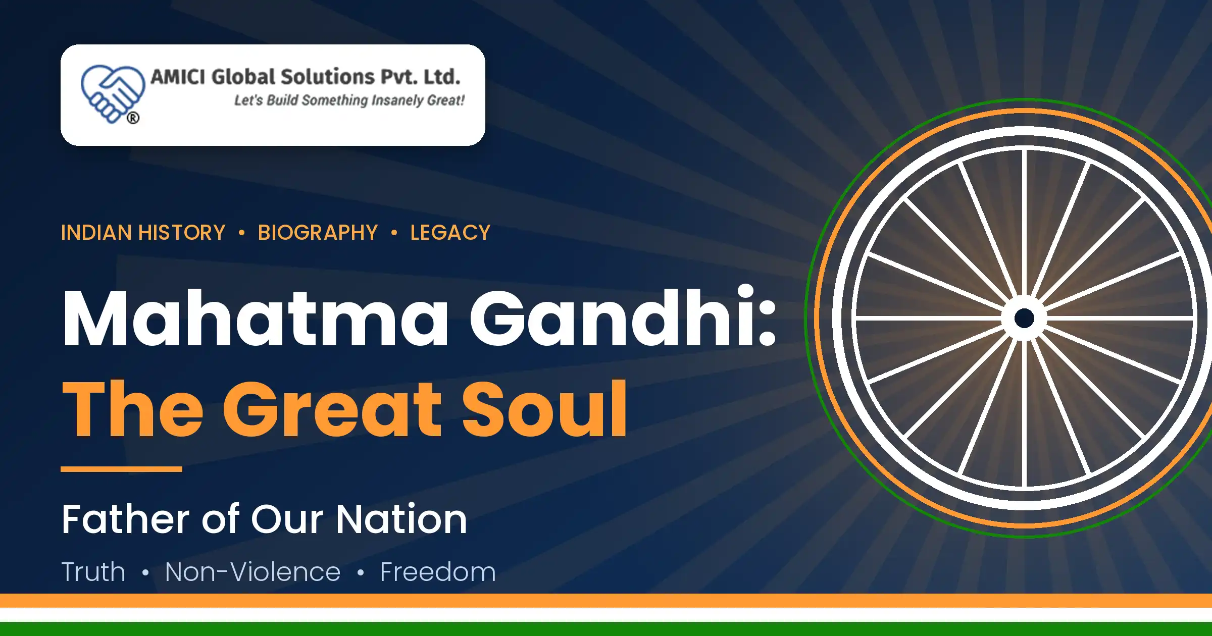Mahatma Gandhi: The Great Soul | Father of Our Nation