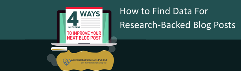 How to Find Data for Research-Backed Blog Posts?
