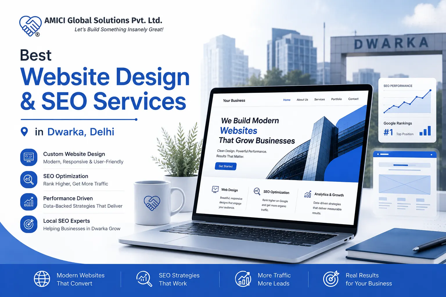 Best Website Design & SEO Services in Dwarka, Delhi